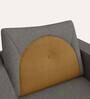 Windle Fabric 1 Seater Sofa In Taupe Colour