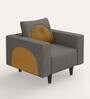 Windle Fabric 1 Seater Sofa In Taupe Colour