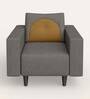 Windle Fabric 1 Seater Sofa In Taupe Colour