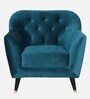 Windsor Velvet 1 Seater Sofa In Bottle Green Colour