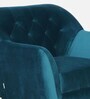 Windsor Velvet 1 Seater Sofa In Bottle Green Colour