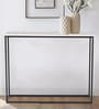 Windsor Console Table In Natural White Finish