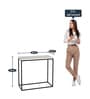 Windsor Console Table In Natural White Finish