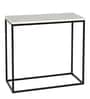 Windsor Console Table In Natural White Finish