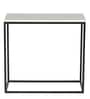 Windsor Console Table In Natural White Finish