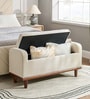 Windsor Fabric Royal Storage Ottoman Ottoman in Beige Colour