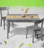 Wine  Multicolor (72 x 12) Cotton Canvas Table Runner