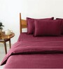 Wine 100% Cotton 150 AC Room Double Bed Comforter