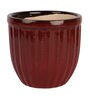 Wine Ceramic F-Kulhar Design Small Size Planter