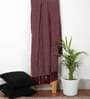 Wine Cotton 60x50 Inches Throw