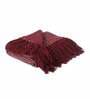 Wine Cotton 60x50 Inches Throw