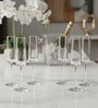 Wine Glass for Party Home Wedding Multipurpose Use Glassware Lead Free Crystal Glasses (Champagne Glass)
