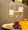 Wine Glass for Party Home Wedding Multipurpose Use Glassware Lead Free Crystal Glasses (Champagne Glass)
