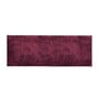 Wine Microfibre 24 x 60 Inches Machine Made Floor Runner