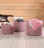 Wine Polypropylene 52 Ltr (3Pcs) Storage Basket