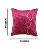 Wine Printed Velevt 2 Cushion Covers