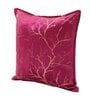 Wine Printed Velevt 2 Cushion Covers