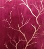 Wine Printed Velevt 2 Cushion Covers