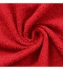 Red Solid 450 GSM Cotton Face Towel Sets (Set of 10)