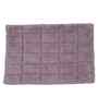 Wine Solid Cotton 16x24 Inches Anti Skid Bath Mat