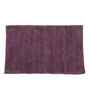 Wine Solid Cotton 20x31 Inches Anti Skid Bath Mat