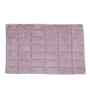 Wine Solid Cotton 20x31 Inches Anti Skid Bath Mat