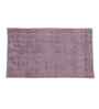 Wine Solid Cotton 28x47 Inches Anti Skid Bath Mat