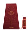 Wine Thermoplastic Elastomer 72X24 Inches Anti Skid Yoga Mat