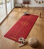 Wine Thermoplastic Elastomer 72X24 Inches Anti Skid Yoga Mat