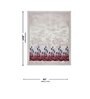 Wine Traditional 180 TC Cotton Printed Bedsheet With Two Pillow Covers For Queen Bed (Little Greene Printed ,Wine ,153 GSM)