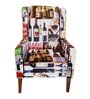 Wingback Chair in Multicolour