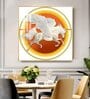 Winged Horse Harmony Glass Finish Square Wall Art