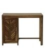 Ritz Sheesham Wood Study Table in Rustic Teak Finish