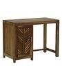 Ritz Sheesham Wood Study Table in Rustic Teak Finish
