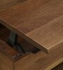 Galison Solid Wood Coffee Table In Provinvial Teak Finish With LiftTop