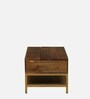 Galison Solid Wood Coffee Table In Provinvial Teak Finish With LiftTop