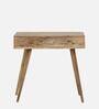 Altenberg Solid Wood Writing Table In Natural Finish