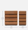 Winston Chest Of Drawer In Brown Colour