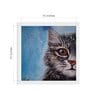 Winter Kitty Handmade Acrylic Paint On Canvas Unframed