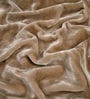 Beige Winter Mink Double Layer Heavy Cloudy Silky-Soft Single Blanket With Crochet Lace Edge