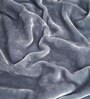 Beige Double Sided Heavy 2 Layer Blanket With Crochet Lace Edge