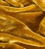 Gold Double Sided Heavy 2 Layer Blanket With Crochet Lace Edge