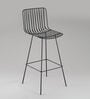 Sibilla Metal Bar Chair In Black Finish