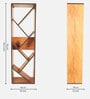 Wisdom Book Shelf in Teak Finish