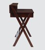 Wisdom Solid Wood Writing Table in Brown Finish