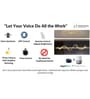 Wish Gold LED Smart Voice Assist Chandelier