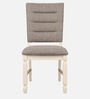 Wisp Solid wood Dining Chair In Antique White Colour (Set Of 2)