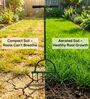 Green Manual Lawn Aerator Heavy Duty