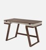 Witten Solid Wood Study Table in Irish Walnut Finish