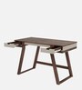 Witten Solid Wood Study Table in Irish Walnut Finish